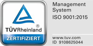 ISO 9001 2015 Zertifikat hier einsehen (PDF)