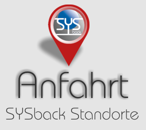 Anfahrt SYSback Standorte
